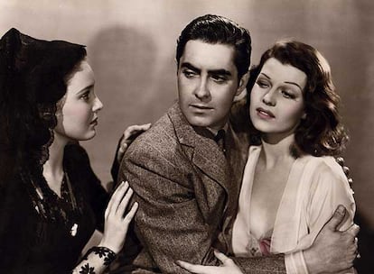 Tyrone Power y Rita Hayworth en <i>Sangre y arena, </i><b>de Mamoulian. </b>