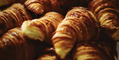 Cruasanes de la pastelería Du Pain et Des Idées, en París