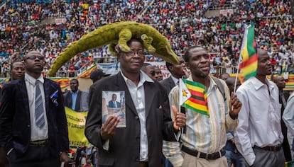 Toma de posesi&oacute;n del nuevo presidente de Zimbabue, Emmerson Mnangagwa, alias &#039;el Cocodrilo&#039;.