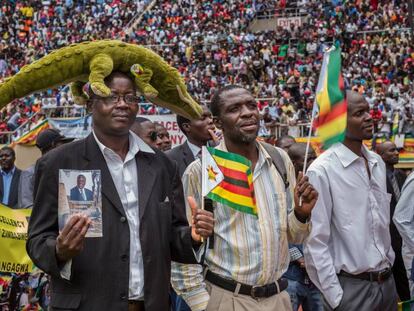 Toma de posesi&oacute;n del nuevo presidente de Zimbabue, Emmerson Mnangagwa, alias &#039;el Cocodrilo&#039;.