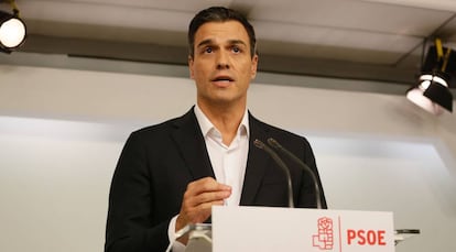 Pedro Sánchez, exsecretario general del PSOE