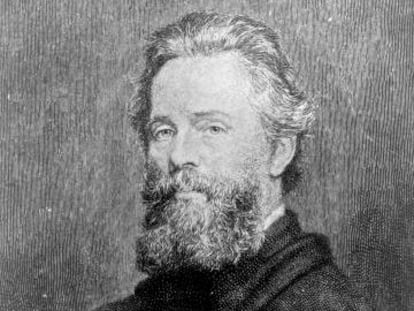 Retrat de Herman Melville.