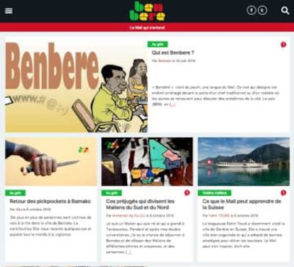 Imagen de portada de la web de Benbere.