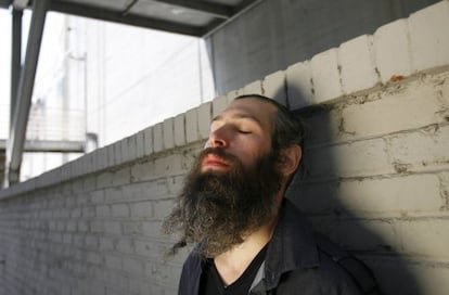 El rapero Matisyahu, con su antiguo 'look', que incluía tirabuzones, barba y kipá.