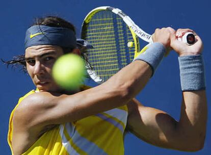 Rafa Nadal, durante un partido del US Open