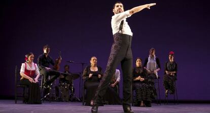 Carlos Rodríguez en la 'Gala flamenca' en Londres.