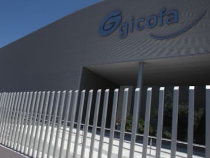Edificio de la cooperativa farmac&eacute;utica Gicofa, en Algeciras.