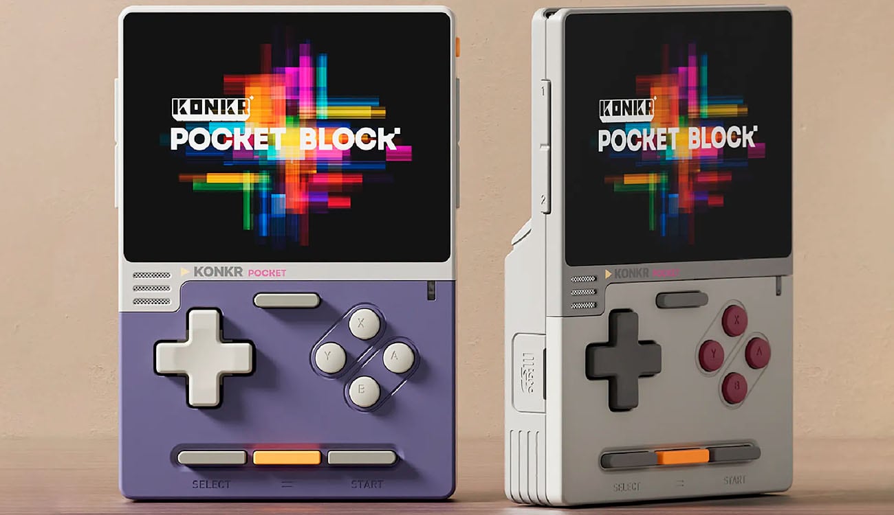 Ayaneo Konkr Pocket Block, nueva consola barata que recuerda a la Game Boy  
