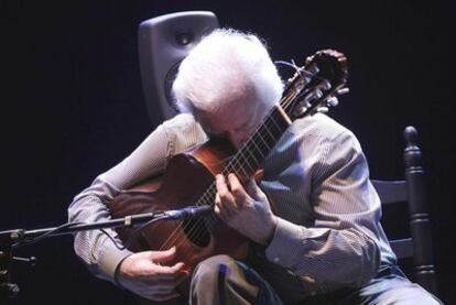 Manolo Sanlúcar, en su concierto en los Teatros del Canal.