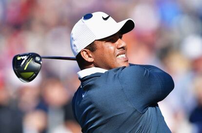 Jhonattan Vegas, en el Open.