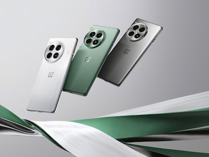Teléfono OnePlus Ace 3 Pro con fondo