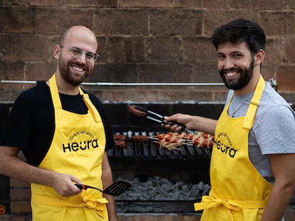 Marc Coloma y Bernat Añaños, creadores de la carne vegetal Heura.