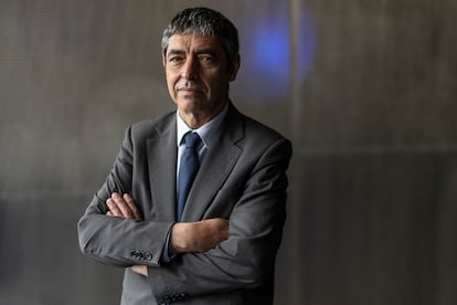 El director general de los Mossos d'Esquadra, Josep Lluís Trapero, en los estudios de la Cadena SER en Ràdio Barcelona.