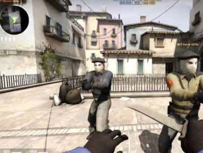 Escena del videojuego Counter Strike: Global Offensive.