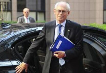 El presidente del Consejo Europeo Herman Van Rompuy. EFE/Archivo