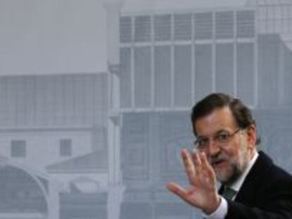 Rajoy llega al Parlamento para informar del &uacute;ltimo Consejo Europeo.