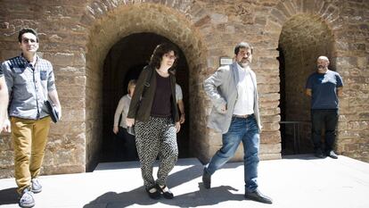 Liz Castro y Jordi S&aacute;nchez, en una fotograf&iacute;a de hace un a&ntilde;o.