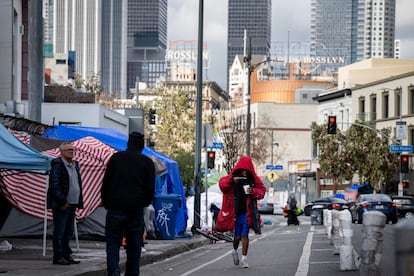 La Calle cinco, en Skid Row, uno de los escenarios fundamentales de la novela de Pochoda.