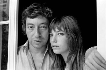 Serge Gainsbourg y Jane Birkin, en 1969.