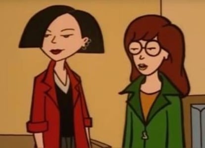 Daria Morgendorffer y Jane Lane, en la serie 'Daria'.