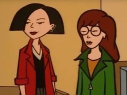 Daria Morgendorffer y Jane Lane, en la serie 'Daria'.