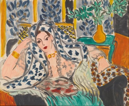 Henri Matisse (1869-1957), Odalisca en una butaca negra, 1942. 


