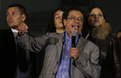 Fired Bogota Mayor Gustavo Petro.