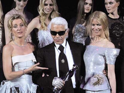 Karl Lagerfeld gana el premio platino en la Semana de la Moda de Berlín