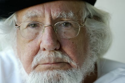 Ernesto Cardenal, escritor y sacerdote, retratado el 14 de septiembre de 2004.