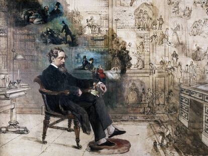 El sueño de Dickens, de Robert Williams Buss.