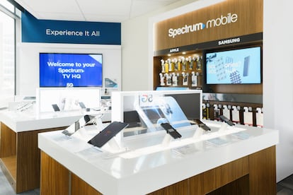 Una tienda de Spectrum, la marca de Charter, en una imagen facilitada por la empresa.
