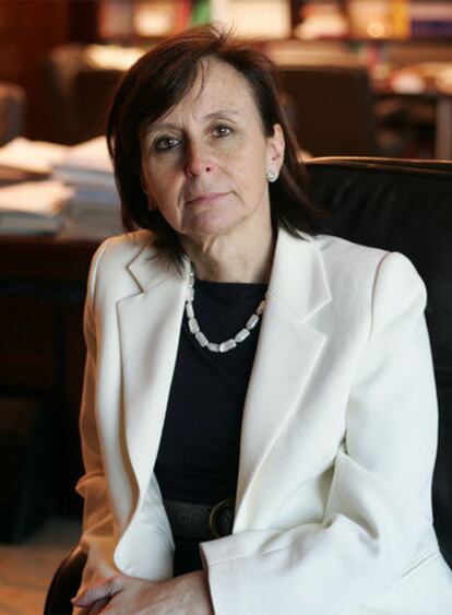 María Emilia Casas, presidenta del Tribunal Constitucional.