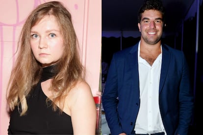 Imágenes de Anna Delvey, a la izquierda, y Billy McFarland, a la derecha