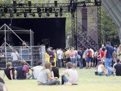 Ambiente en el DCODE, que se celebra en la Universidad Complutense de Madrid, en septiembre.