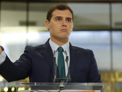 Ciudadanos leader Albert Rivera.