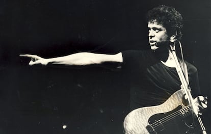 Actuación de Lou Reed en San Sebastián en diciembre de 1984.