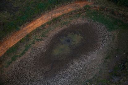 La represa Cantareira, en Bragança Paulista, que abastece a 14 millones de personas, alcanzó el peor nivel de su historia: 3,5%.