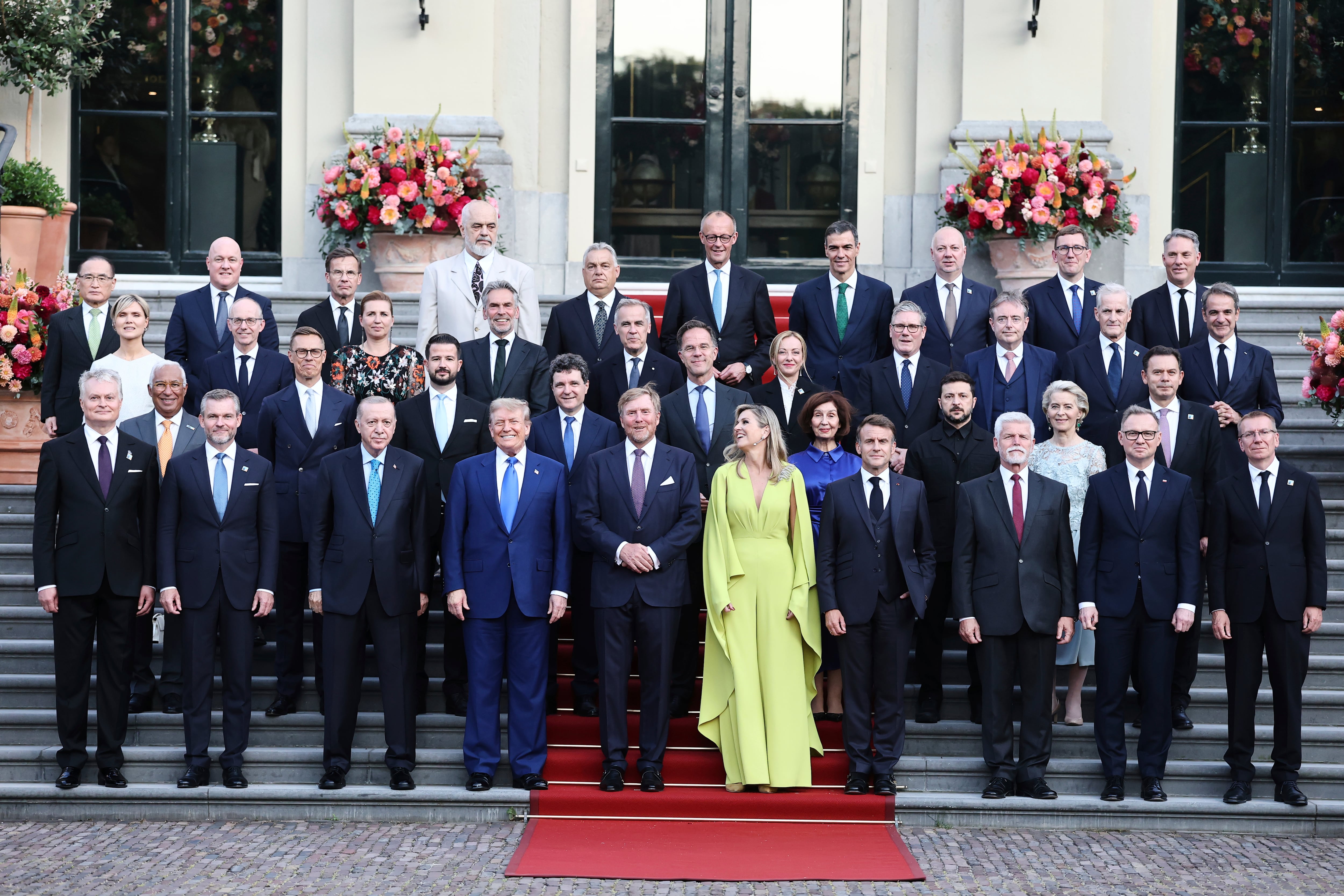 Los reyes Guillermo y Máxima de Orange invitan a cenar a los jefes de Estado y de Gobierno de los países de la OTAN
