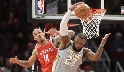 LeBron James y Gerald Green. 