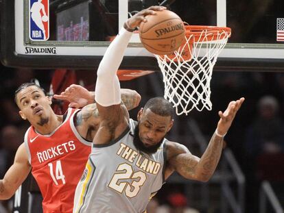 LeBron James y Gerald Green. 