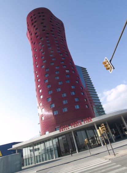 Las torres proyectadas por Toyo Ito en Barcelona.