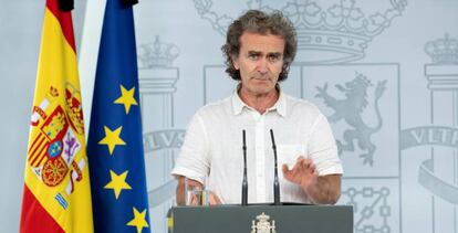 El director del Centro de Coordinación de Alertas y Emergencias Sanitarias, Fernando Simón.