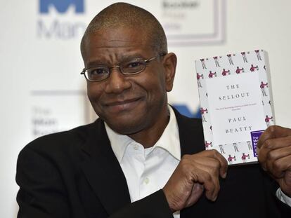 El escritor estadounidense Paul Beatty, el martes, en la entrega del premio. 