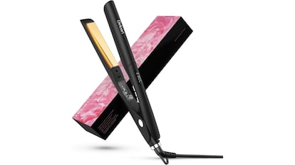 Vista de la plancha para el pelo con descuento en Amazon.