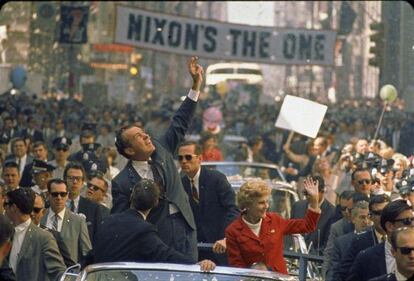 El presidente Nixon en una de las escenas de la serie documental creada por Oliver Stone