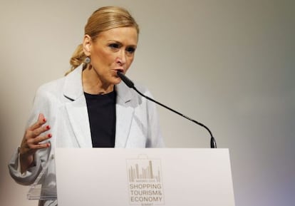 Madrid regional premier Cristina Cifuentes.