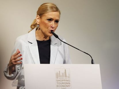 Madrid regional premier Cristina Cifuentes.