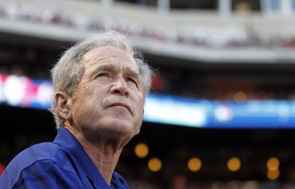 George W. Bush durante un partido de baseball el pasado 30 de abril.