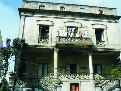 Casa Deza, ubicada en al calle Vista Alegre de Vilagarc&iacute;a, en una imagen cedida por la asociaci&oacute;n de defensa del patrimonio.