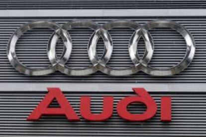 Logotipo de Audi en una fábrica en Ingolstadt (Alemania). EFE/Archivo